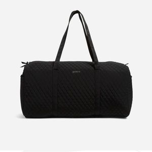 Vera Bradley Microfiber XL Traveler Duffel Bag in Classic Black